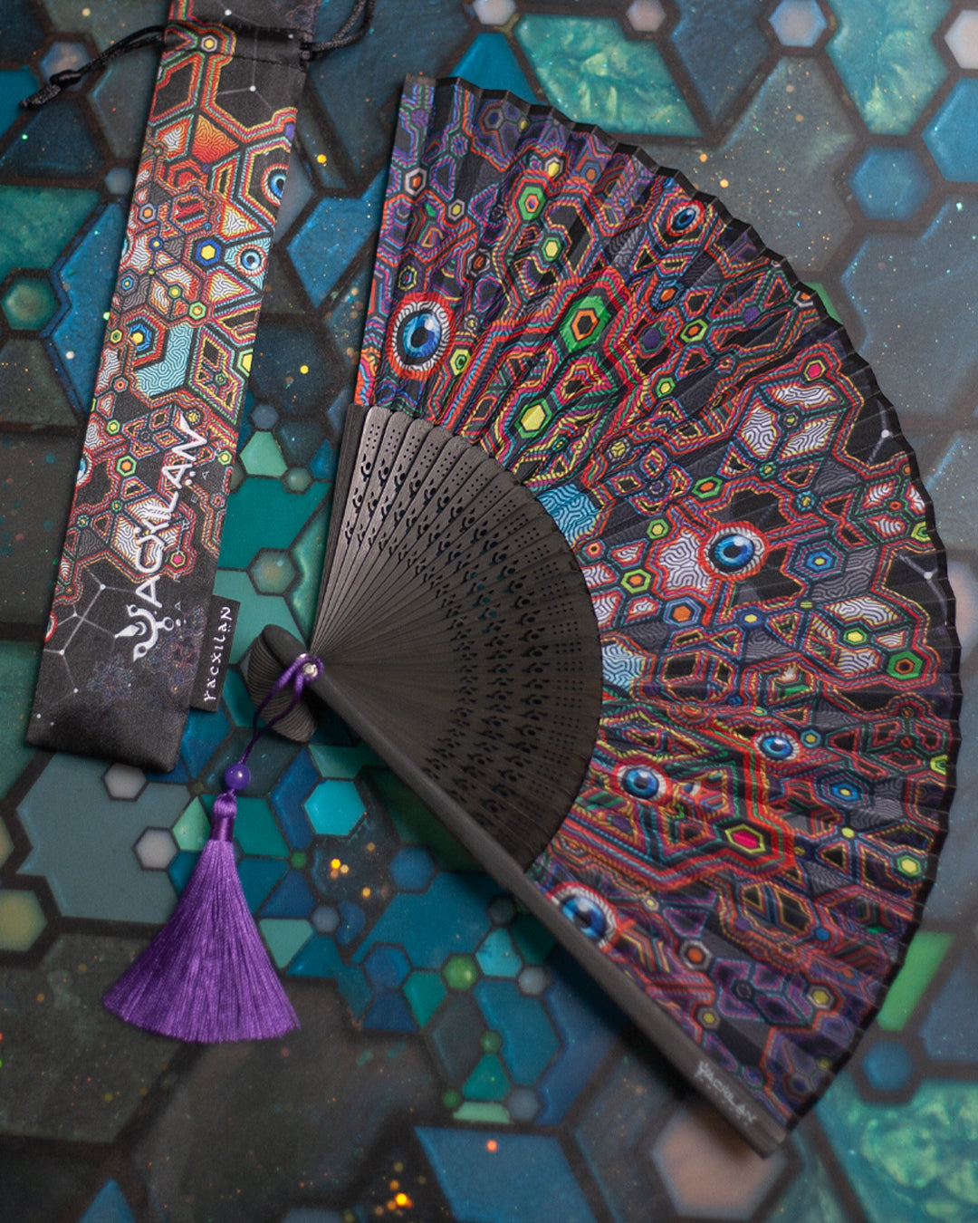 Hand Fan / Bamboo - CORALBLAST
